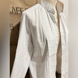 Tuxedo Winged Pleated Dress Shirt L M Fashions